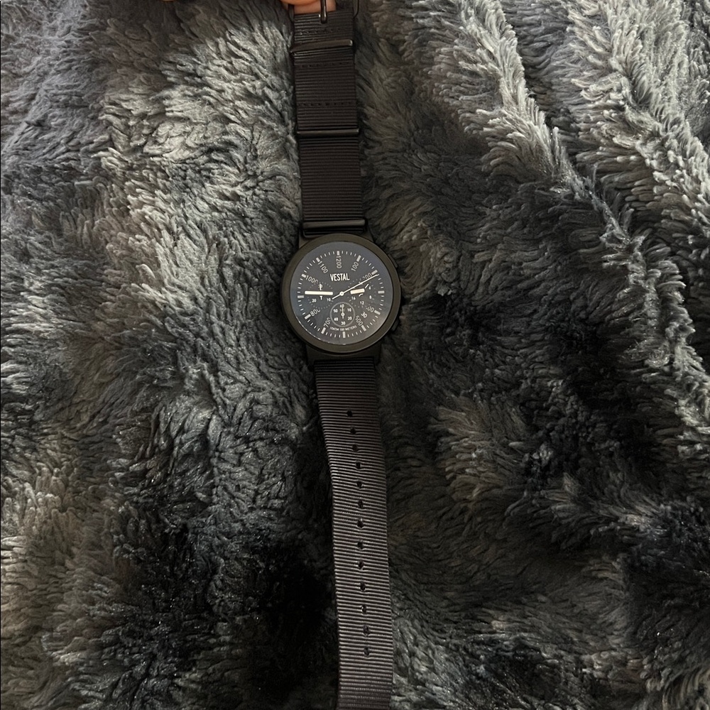 Vestal Matte Black surf Watch Chronograph - Picture 3 of 5